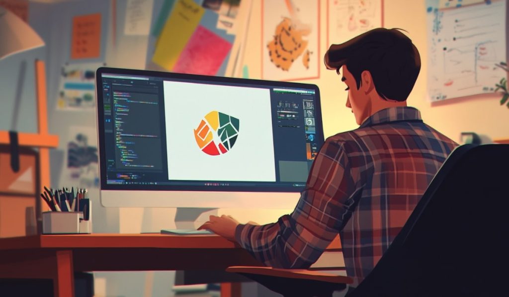 étudiant indépendant crée logo